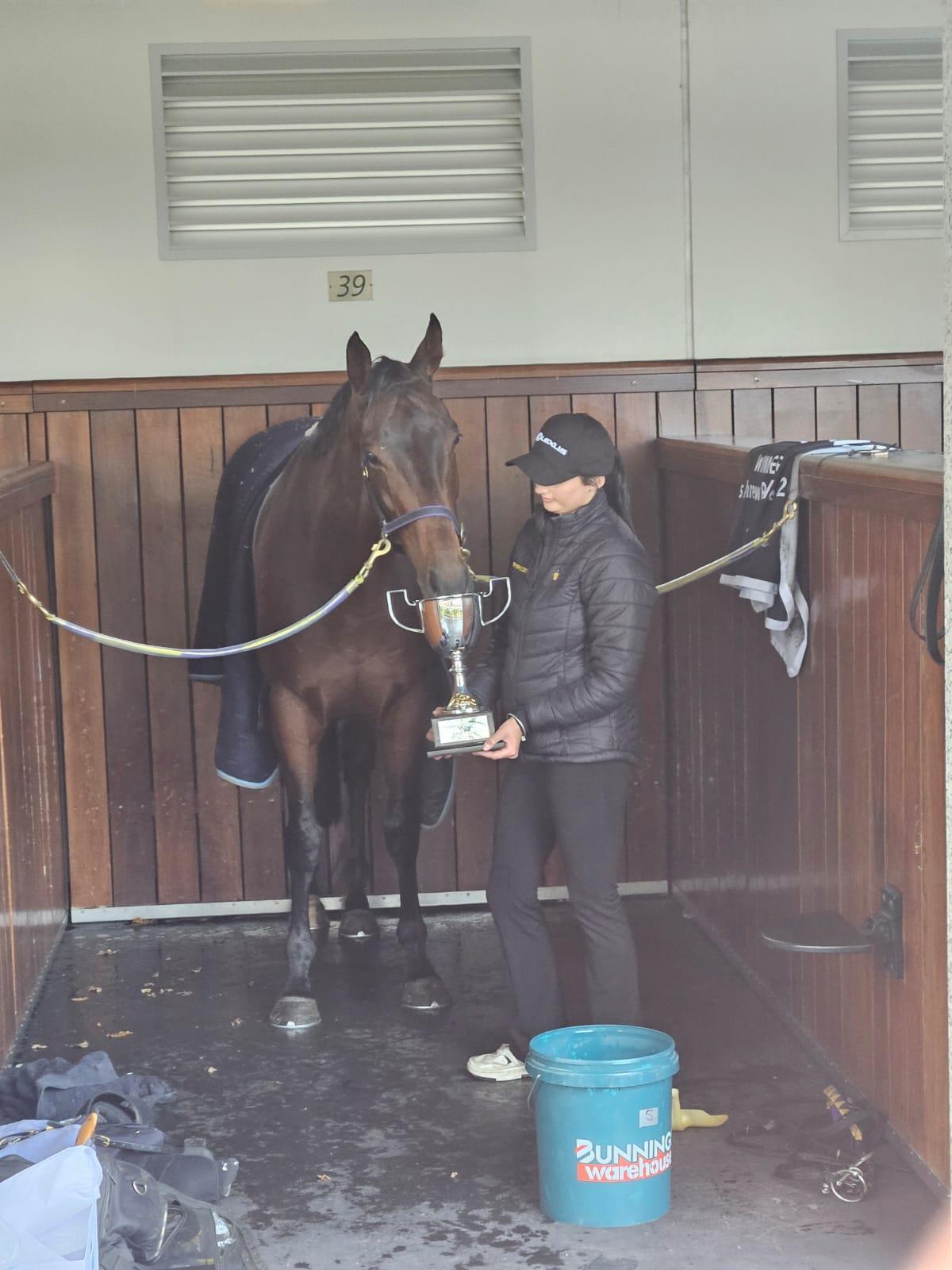 BASILINNA BOOKS HER GOLDEN TICKET TO THE MELBOURNE CUP