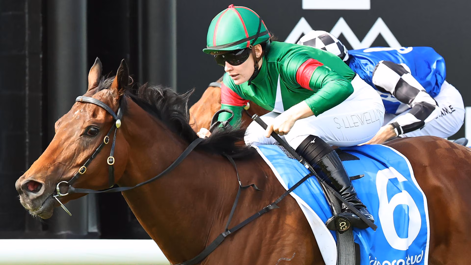 Apprentice Shannen Llewellyn claims first metropolitan winner with a copybook ride on Lightning Glory at Scone