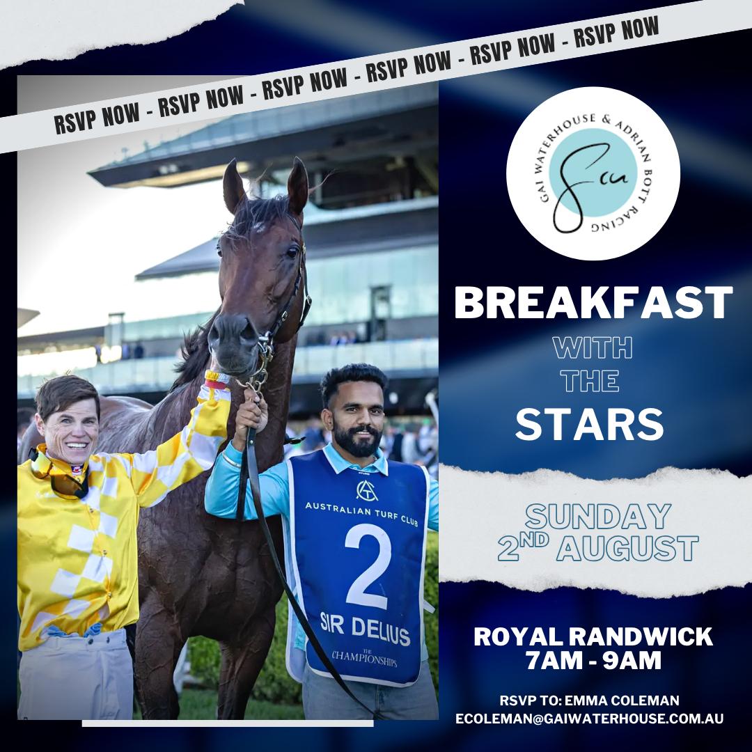 (Stable Spotlight) RSVP: Breakfast with The Stars - Sunday 2nd August