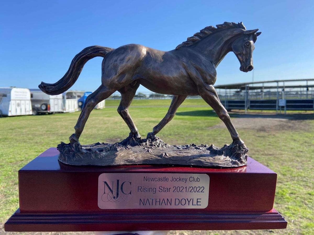 Newcastle trainer Nathan Doyle recognised at NJC awards for big season