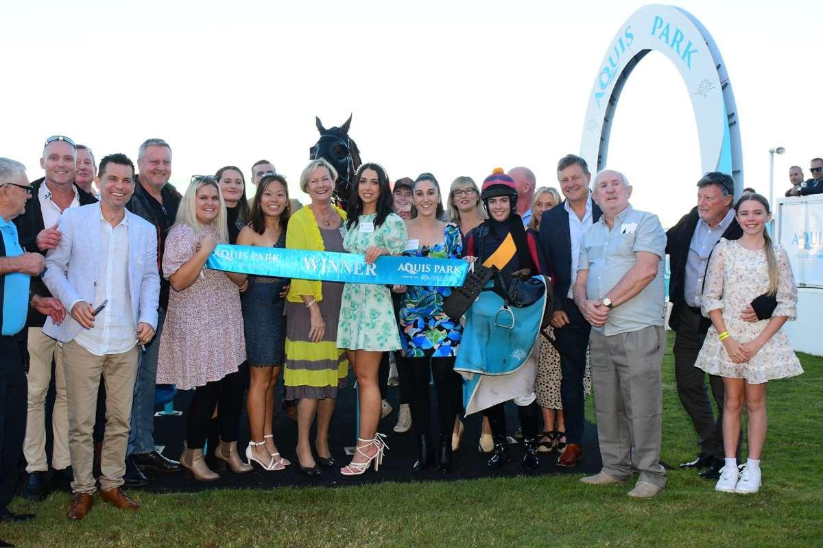 OLYMPIC SHOWS HIS CLASS ON HOME TRACK